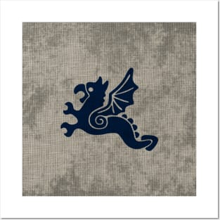 Bricks 28 - Dragon (Small) Posters and Art